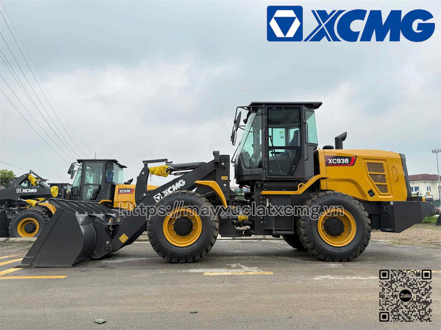 Máy xúc lật XCMG XC938 chính hãng tải trọng 3 tấn